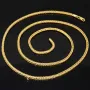 Hochwertige Goldkette / Fuchsschwanzkette in filigranem Design in edlem 585 14k Gelbgold (ca. 60 cm lang, 2,5 mm breit)