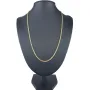 Hochwertige Goldkette / Fuchsschwanzkette in filigranem Design in edlem 585 14k Gelbgold (ca. 60 cm lang, 2,5 mm breit)