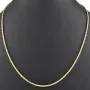 Fein gearbeitete Kordelkette aus hochwertigem 585 / 14 K Gold – ca. 55cm, 2mm