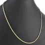 Fein gearbeitete Kordelkette aus hochwertigem 585 / 14 K Gold – ca. 55cm, 2mm