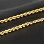 Hochwertige Kordelkette aus 585 / 14 Karat Gold mit feiner Struktur, klassisch und elegant – ca. 60cm, 2mm