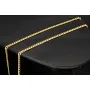 Edle Panzerkette aus hochwertigem Gelbgold (14K, 585 ca. 5,1g) ca. 50cm, 3mm
