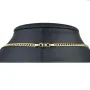 Edle Panzerkette aus hochwertigem Gelbgold (14K, 585 ca. 5,1g) ca. 50cm, 3mm