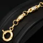 Hochwertig gearbeitetes Gold-Armband in Greco Design aus funkelndem Bicolor 585er Gelb- und Weißgold (ca. 21,5 cm, 4mm)