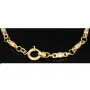 Hochwertig gearbeitetes Gold-Armband in Greco Design aus funkelndem Bicolor 585er Gelb- und Weißgold (ca. 21,5 cm, 4mm)