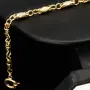 Hochwertig gearbeitetes Gold-Armband in Greco Design aus funkelndem Bicolor 585er Gelb- und Weißgold (ca. 21,5 cm, 4mm)
