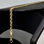 Exquisites 14K 585er Goldarmband – Feine Verarbeitung mit feiner Struktur und edler Ausstrahlung (ca. 19cm Länge, 3mm Breite)