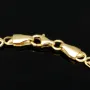 Exquisites 14K 585er Goldarmband – Feine Verarbeitung mit feiner Struktur und edler Ausstrahlung (ca. 19cm Länge, 3mm Breite)