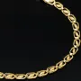Exquisites 14K 585er Goldarmband – Feine Verarbeitung mit feiner Struktur und edler Ausstrahlung (ca. 19cm Länge, 3mm Breite)
