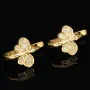 Exklusive Butterfly Ohrringe aus 585 14K Gold – Funkelnde Schmetterlinge mit strahlenden Zirkoniasteinen