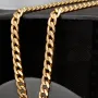 Exquisite Panzerkette in außergewöhnlichem Design aus hochwertigem 585 /14k Gold, Gelbgold mit leichter Rosé Nuance (ca. 57cm lang und 6mm breit)
