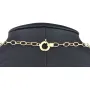 Exklusive Ankerkette aus edlem Bicolor 14K 585er Gold (Gelbgold und Weißgold) mit eingearbeiteten Elementen - ca. 50cm 4,5mm