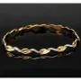 Edles Armband aus 14K 585 Bicolor Gold (Gelbgold und Weißgold) mit feinem Gliederdesign (ca. 19cm, ca. 5mm)
