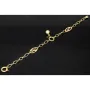 Bicolor-Ankerarmband aus 14K (585) Gold – Kombination aus Gelb- und Weißgold mit filigran gearbeiteten Infinity-Elementen (ca. 20,5 cm)