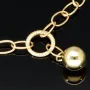 Bicolor-Ankerarmband aus 14K (585) Gold – Kombination aus Gelb- und Weißgold mit filigran gearbeiteten Infinity-Elementen (ca. 20,5 cm)