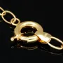 Bicolor-Ankerarmband aus 14K (585) Gold – Kombination aus Gelb- und Weißgold mit filigran gearbeiteten Infinity-Elementen (ca. 20,5 cm)