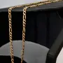 Edle Goldkette – Figarokette, stilvoll und hochwertig verarbeitet aus massivem Gold (333 / 8K Gelbgold) - ca. 50cm lang, ca. 3mm