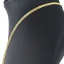 Feingliedrige, flache Goldkette aus hochwertigem Gelbgold (585/14k Gold) in 45 cm Länge, 3mm Breite