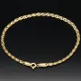 Exklusives Goldarmband (14K 585er Gold, Gelbgold) – Feines Design mit hochwertiger Verarbeitung (ca. 18,5cm Länge, 2,5mm Breite)