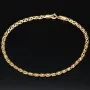 Exklusives Goldarmband (14K 585er Gold, Gelbgold) – Feines Design mit hochwertiger Verarbeitung (ca. 18,5cm Länge, 2,5mm Breite)