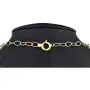 Feine Bicolor-Ankerkette aus hochwertigen 14K 585 Gold (Gelb- und Weißgold) mit dekorativen Stern-Elementen – ca. 50 cm Länge, 4,5 mm Breite