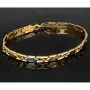 Exklusives Armband aus hochwertigem Bicolor 14K 585er Gold (Gelb- und Weißgold) - ca. 21 cm Länge und 6mm Breite