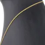 Filigrane Fuchsschwanzkette aus funkelndem 585 14k Gold (ca. 45cm, ca. 1,0mm)