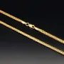 Exquisite Fuchsschwanz-Goldkette aus edlem 585er (14K) Gelbgold – ca. 50 cm, 2,5 mm