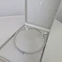 Wellendorff Markenschmuck: Beeindruckendes Collier PRINZESSE / Seidenkordel, mit filigraner Struktur aus hochwertigem Gold in ca 43 cm Länge (18K / 750 Weißgold, ca. 78,6g) mit Brillantanhänger (ca. 0,017 ct.)