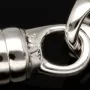 Wellendorff Markenschmuck: Beeindruckendes Collier PRINZESSE / Seidenkordel, mit filigraner Struktur aus hochwertigem Gold in ca 43 cm Länge (18K / 750 Weißgold, ca. 78,6g) mit Brillantanhänger (ca. 0,017 ct.)
