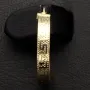 Exklusive Creolen / Ohrringe in zeitlosem Greco-Design aus hochwertigem 585 / 14K Gold