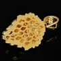 Exklusiver Löwenkopf-Anhänger aus hochwertigem 14K 585er Gold – veredelt mit zahlreichen funkelnden Zirkoniasteinen (ca. 4,4 g)