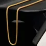Hochwertig produzierte Schlangenkette für Damen aus funkelndem 14k / 585 Gold in ca. 45 cm und 2,4 mm