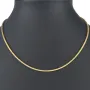 Hochwertig produzierte Schlangenkette für Damen aus funkelndem 14k / 585 Gold in ca. 45 cm und 2,4 mm