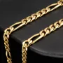 Edle Figarokette / Goldkette aus massivem Gold (8K, 333 Gelbgold) in ca. 5mm, 60cm (ca. 32g)