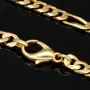Edle Figarokette / Goldkette aus massivem Gold (8K, 333 Gelbgold) in ca. 5mm, 60cm (ca. 32g)