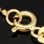 Exklusive Lariat-Kugelkette / Y-Goldkette bestückt mit mehreren Goldkügelchen aus Tricolor 14K 585 Gold (Gelbgold, Weißgold und Roségold) für Damen in ca 45 cm Länge