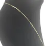 Funkelnde Ankerkette / Goldkette aus hochwertigem 14K 585er Gold (Gelbgold) mit edlem Amulatt im Vintage-Stil (verstellbar 43,5cm oder 49cm)