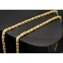 Noble Königskette aus funkelndem 14K 585 Gold (Gelbgold) ca. 65 cm lang, 3,5 mm breit (ca. 18,9g)