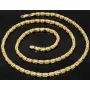 Noble Königskette aus funkelndem 14K 585 Gold (Gelbgold) ca. 65 cm lang, 3,5 mm breit (ca. 18,9g)