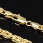 Noble Königskette aus funkelndem 14K 585 Gold (Gelbgold) ca. 65 cm lang, 3,5 mm breit (ca. 18,9g)