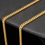 Hochwertig verarbeitete Panzerkette aus edlem, massivem Gelbgold (18K, 750 Gold) in ca. 2 mm, 60 cm (ca. 12g)