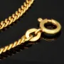 Hochwertig verarbeitete Panzerkette aus edlem, massivem Gelbgold (18K, 750 Gold) in ca. 2 mm, 60 cm (ca. 12g)
