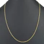 Hochwertig verarbeitete Panzerkette aus edlem, massivem Gelbgold (18K, 750 Gold) in ca. 2 mm, 60 cm (ca. 12g)