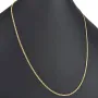 Hochwertig verarbeitete Panzerkette aus edlem, massivem Gelbgold (18K, 750 Gold) in ca. 2 mm, 60 cm (ca. 12g)