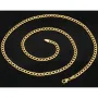 Edle Panzerkette aus hochwertige Gold (9K, 375 ca. 6,0g Gelbgold) ca. 45cm, 4mm