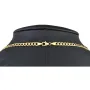 Edle Panzerkette aus hochwertige Gold (9K, 375 ca. 6,0g Gelbgold) ca. 45cm, 4mm