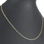 Exquisite Figaro-Panzerkette in zeitlosem Design aus hochwertigem 14K 585er Gold - ca. 50cm lang, ca. 2mm