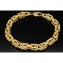 Nobles Königsarmband aus hochwertigem 14K 585 Gold in Mega Stärke von ca. 9mm und ca. 24,5 cm Länge