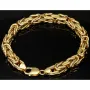 Nobles Königsarmband aus hochwertigem 14K 585 Gold in Mega Stärke von ca. 9mm und ca. 24,5 cm Länge
